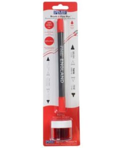 Ядивна писалка PME - Червено (двустранна + мастило)