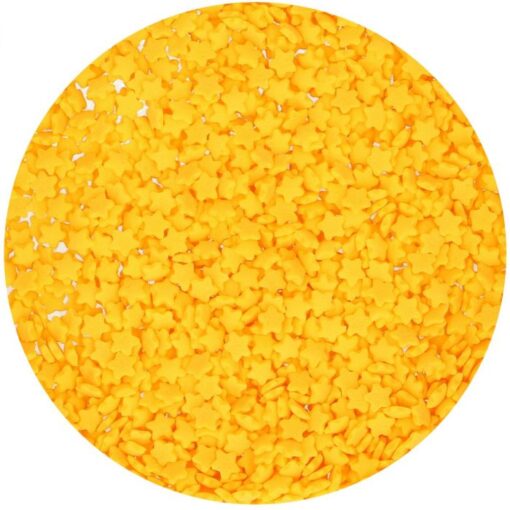 FunCakes захарна декорация - Жълти звездички 60гр.