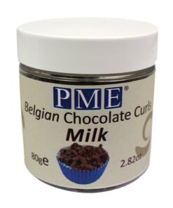 Шоколадови къдрици PME - млечен шоколад 85гр.