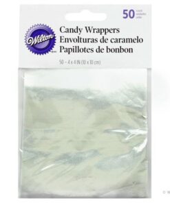 Опаковки за бонбони Wilton - фолио сребристо 50бр