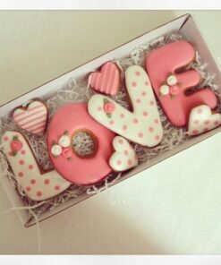 Комплект резци надпис LOVE - 4бр