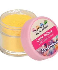 Прахова боя FunCakes светло жълто 25g