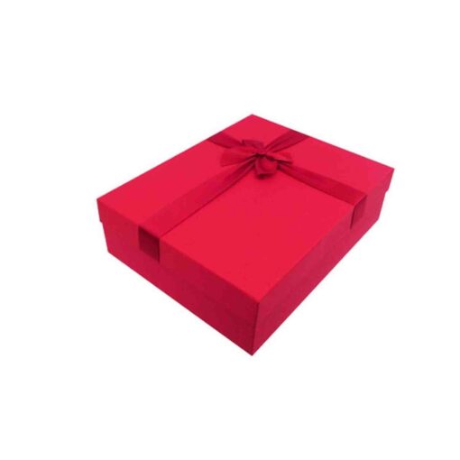 Кутия за подарък червена 25х18х5