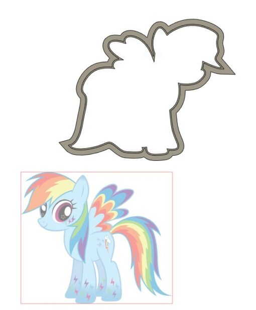Резец Rainbow Dash - My Little Pony