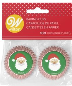 Мини кошнички за бонбони Wilton - с Дядо Коледа 100 бр