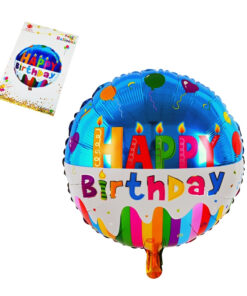 Фолиев балон - Happy birthday #1- /45 cm в надут вид/