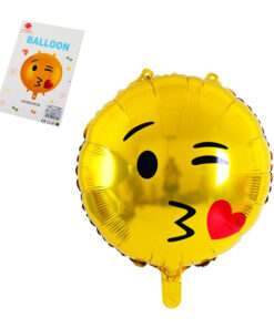 Фолиев балон -емотикон целувка - /45cm в надут вид/