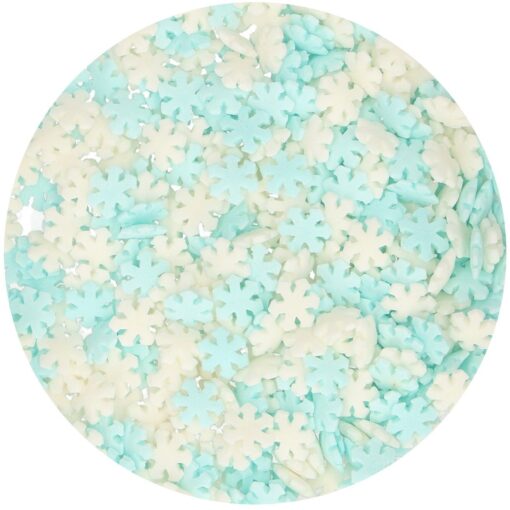 Fun cakes - Snowflakes Blue/White – 50g