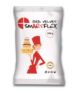 Захарна паста/ фондан - SmartFlex - Червен Velvet - 250g