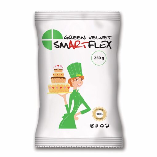 Захарна паста/ фондан - SmartFlex - Светло Зелено Velven - 250 g