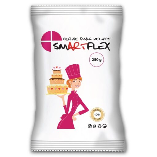 Захарна паста/ фондан - SmartFlex - Черешово розово Velvet - 250 г
