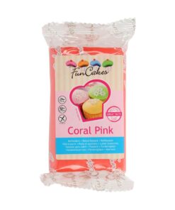 Fun Cakes фондан – Coral pink 250g (коралово розово)