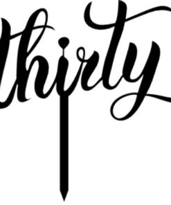 Топер thirthy (тридесет) - 14см