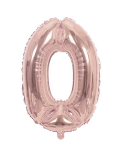 Фолиев балон - Розово златно - 102 см - 0
