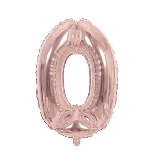 Фолиев балон - Розово златно - 102 см - 0