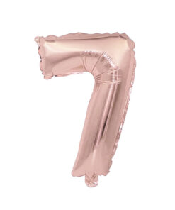 Фолиев балон - Розово златно - 102 см - 7