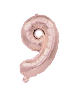 Фолиев балон - Розово златно - 102 см - 9