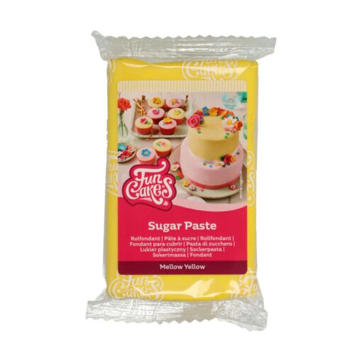 Фондан/ Захарна паста Fun Cakes - Жълто