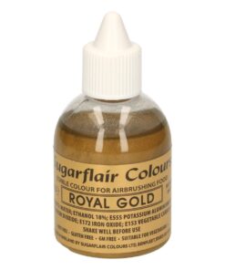 Sugarflair - течнa royal gold перлена боя - за въздушна четка - 60мл