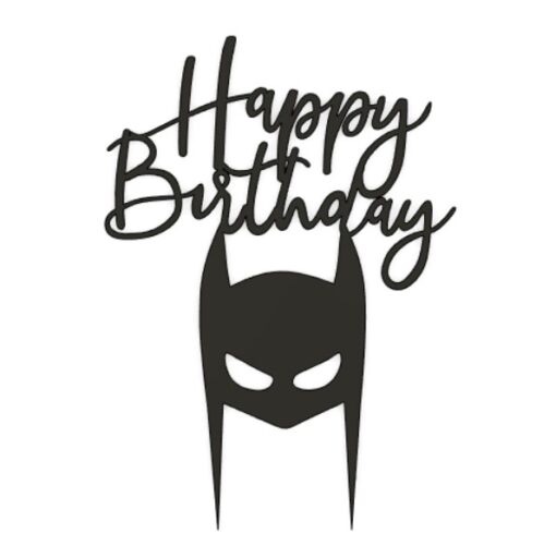 Топер Happy Birthday с Батман