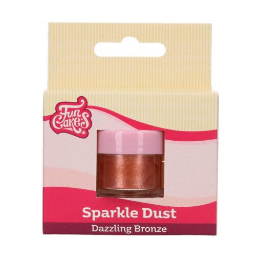 Прахова боя FunCakes - Dazzling Bronze /Sparkle dust/