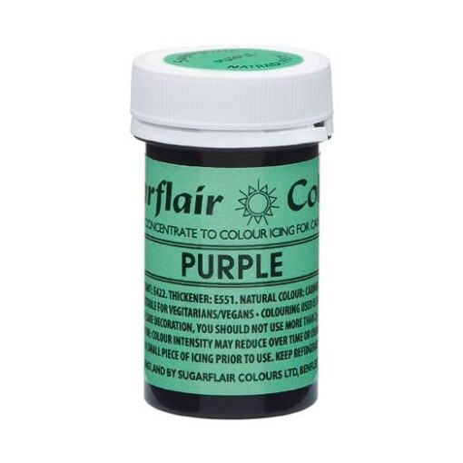Sugarflair NatraDi Natural Paste Purple 25g BBD Discount