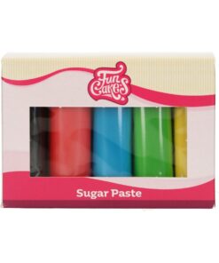 FunCakes Sugar Paste Multipack Essential Colours 5x100 g
