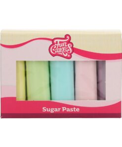 FunCakes Sugar Paste Multipack Pastel Colours 5x100 g