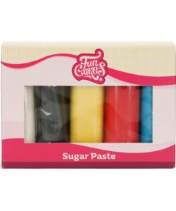 FunCakes Sugar Paste Multipack Primary Colours 5x100 g