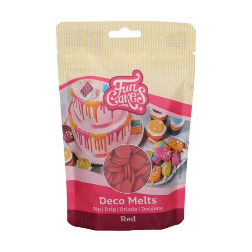 FunCakes Deco Melts -Red- 250g