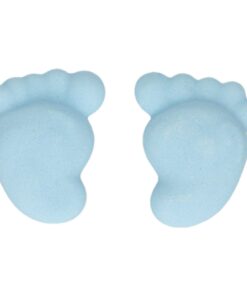 FunCakes Sugar Decorations Baby Feet Blue Set/16