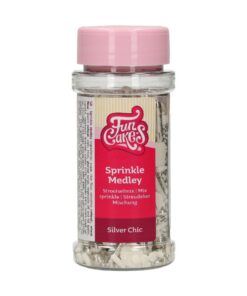 FunCakes Sprinkle Medley Silver Chic 65 g