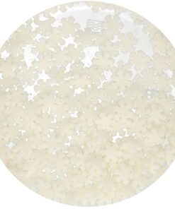 FunCakes Glitter Snowflakes White 50 g