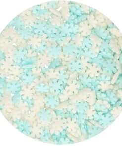 FunCakes Snowflakes White/Blue 150 g