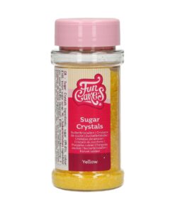 FunCakes Sugar Crystals Yellow 80 g