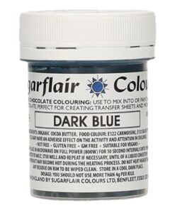 Sugarflair Chocolate Colour Dark Blue 35g