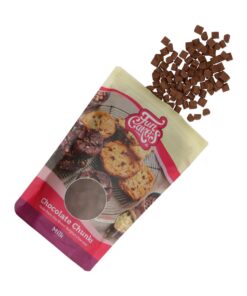 FunCakes Шоколадови парчета ( с вкус на млечен шоколад) – 350г (шоколад за печене)