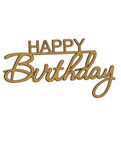 Фронтален топер Happy Birthday