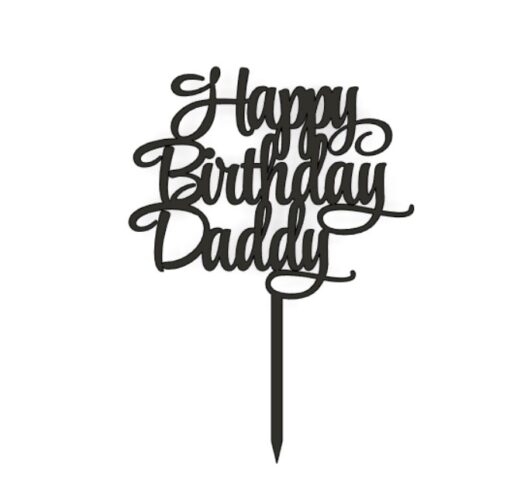 Топер Happy Birthday Daddy