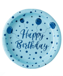 Чанийки Happy Birthday - 18см - 6 бр