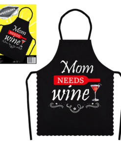 Престилка "Mom needs wine"
