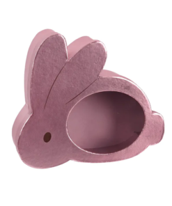 Подаръчна кутия "Зайче" перлено лилаво