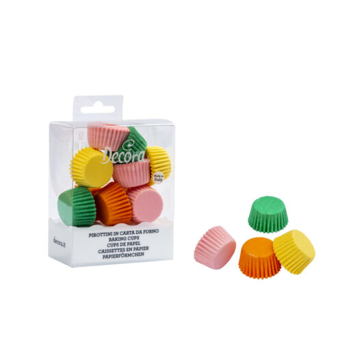 Капсули за бонбони Decora 200 бр пастелни цветове – 27x17mm