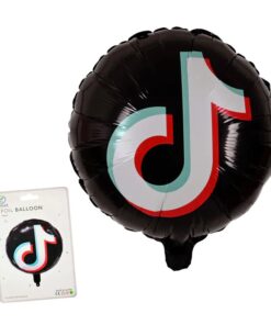 Балон "Tik Tok" кръгъл /фолио/ -45 см