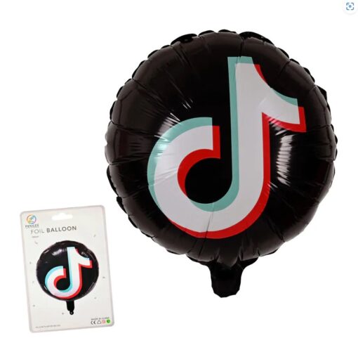Балон "Tik Tok" кръгъл /фолио/ -45 см