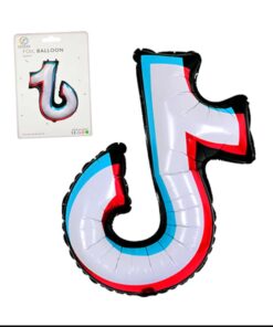 Балон "Tik Tok" лого /фолио/ - 64 см. х 79 см
