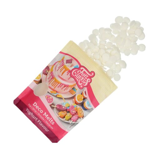 FunCakes Deco Melts -бял с вкус йогурт - 250g