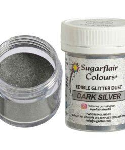 Sugarflair прахова боя - тъмно сребро 10 гр