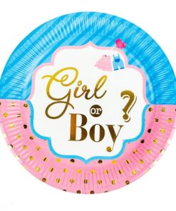 Парти чинийки - Boy or Girl/ 18 см/6 бр