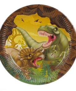 Парти чинийки - Динозаври / 23 см/ 6 бр